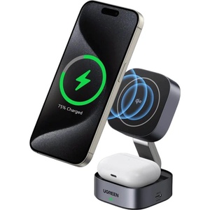  Безжично зарядно Ugreen W702, 15W, 3 в 1 (W702)