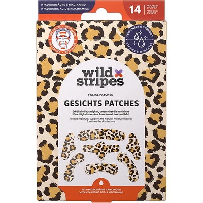 Wild Stripes Hydrokoloidné náplasti na pleť Animal Leo Facial Patches 14 ks