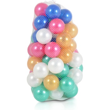 Pilsan Топки за игра Pilsan - Metallic, 7 cm, 100 броя (111195)