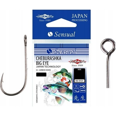 MIKADO SENSUAL CHEBURASHKA BIG EYE BN černý nikl vel.4 9 ks