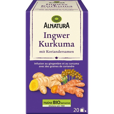 Alnatura Био чай джинджифил и куркума с кориандър - 40 г