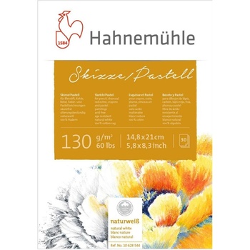 Hahnemühle sketch pastel blok 100 % bavlna 130 GR M2 30 listov A4