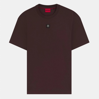 HUGO Тениска HUGO Men's Regular Fit Dalile T-Shirt - Open Brown 249
