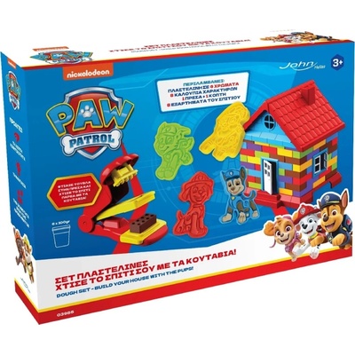 John Hellas Paw Patrol Plasteline House Set (03985pm)