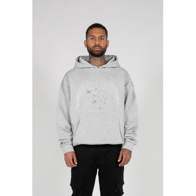 Urban Classics Суичър METAMORPHOSE V. 3 Heavy Oversized Hoody grey XXLUB-MJG11609-00111 - Бял, размер XXL