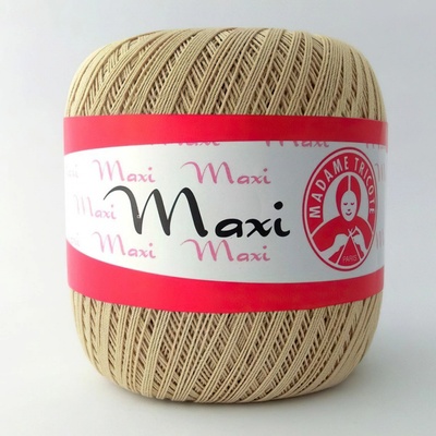 Pletací / háčkovací příze Madame Tricote paris MAXI 6311 béžová, jednobarevná, 100g/565m