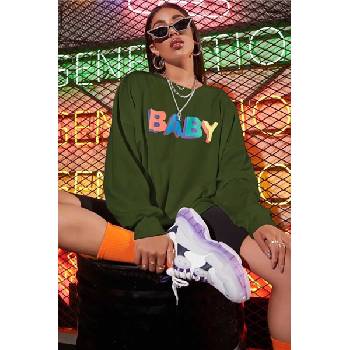 Madmext Дамски суитчър mg791 - Каки 289856 (289856_Хаки)