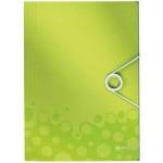 Leitz Wow Cardboard Laminated Briefcase with Eraser on Corners Green (10K038D)