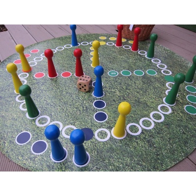 Stoa Člověče nezlob se 15cm Hra + hrací plocha: banner Ø 120cm