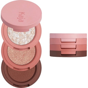 Kaja Сенки за очи Beauty Bento, 18 Coral Sunrise, 3 x 0.9 g