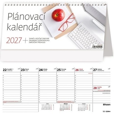 stolní Plánovací 30,1cm x 13,5cm, S63-27 2027