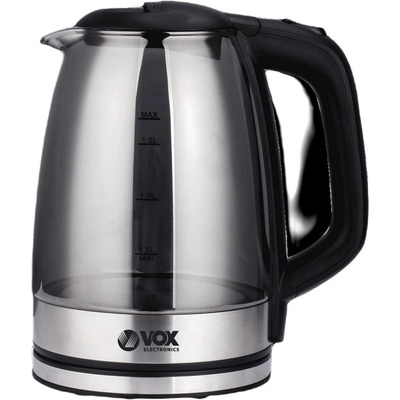 VOX 1.7 л стъклена електрическа кана vox модел wk 8008