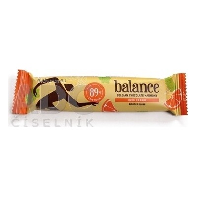 Balance Čokoláda horká s pomarančom 35 g