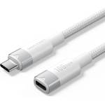 Vention USB-C 3.2/M - USB-C 3.2/F, 0, 5 м, (удължител, бял, Gen2, 10Gbps), кабел
