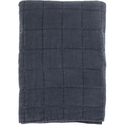 Chic Antique Tmavosivý prehoz s opraným vzhľadom Aix Vintage Quilt 240 x 240 cm