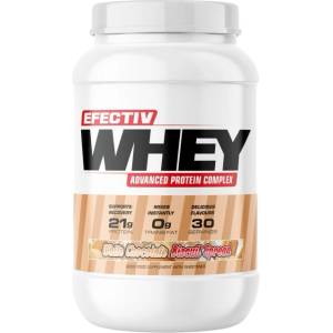EFECTIV Nutrition Efectiv Whey | Advanced Protein Complex [900 грама] Бял шоколад с бисквити