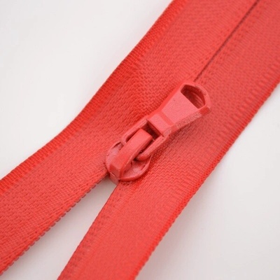 Takoy Zip Sarah voděodolný se dvěma jezdci 5 mm - červená 95 cm-NS-12110