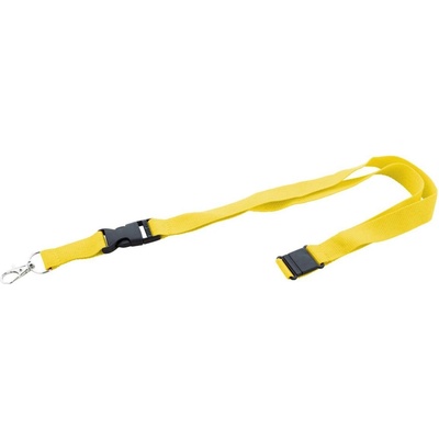 Snúrka na krk Revent Plus RPET lanyard žltá
