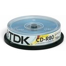 Médiá na napaľovanie TDK CD-R 700MB 52x, 100ks
