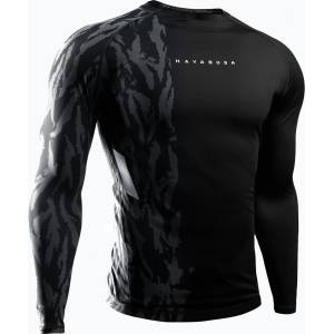 Hayabusa Мъжки рашгард с дълъг ръкав Hayabusa Apex Rash Guard black