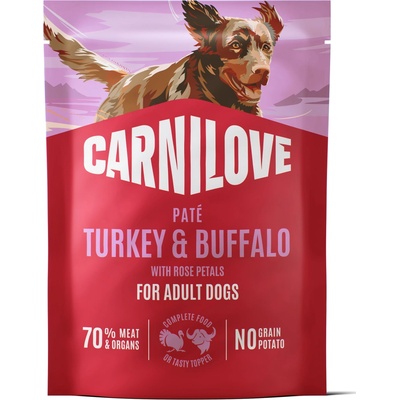 Carnilove Paté Turkey & Buffalo with Rose Petals 300 g