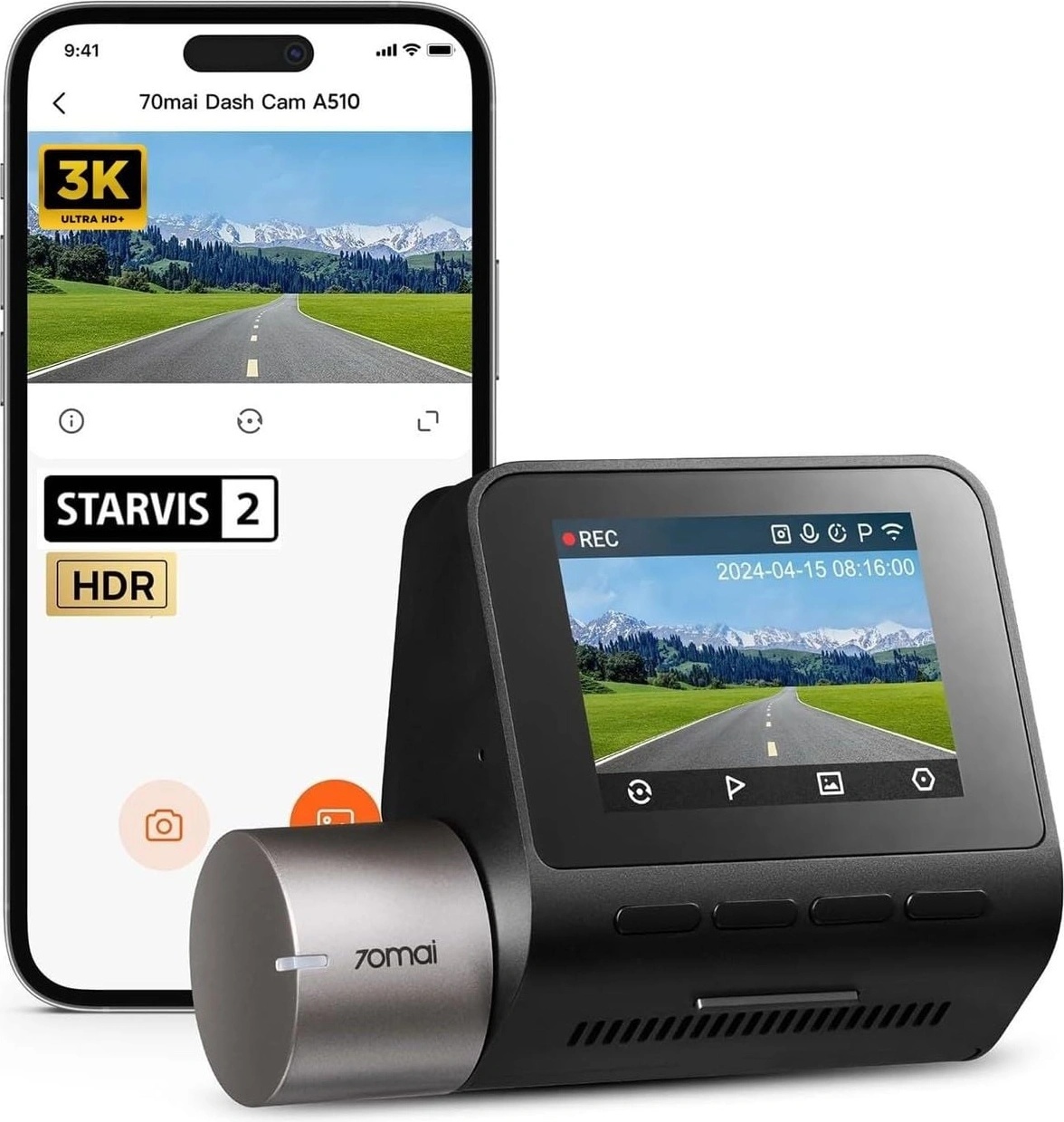 70mai Dash Cam A510