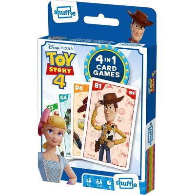Cartamundi Карти за игра Cartamundi - Toy Story, 4 в 1 (6611040113)