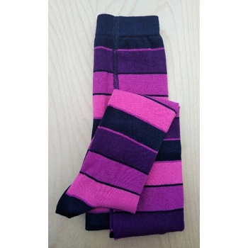 Detské pásikavé pančuchy Tomík fuchsiová