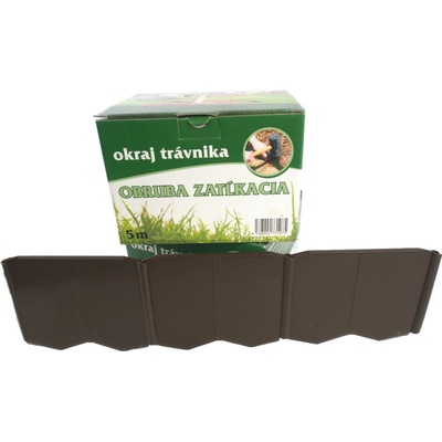 AKCIA IKRA GARDEN LINE OBRUBA ZATĹKACIA TMAVO ZELENÁ 10mxh9CM