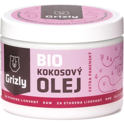 GRIZLY Kokosový olej panenský BIO 0,5 l – Zboží Mobilmania