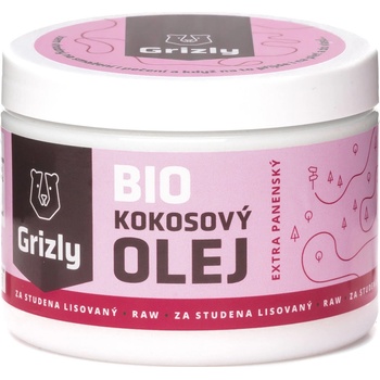 GRIZLY Kokosový olej panenský BIO 0,5 l