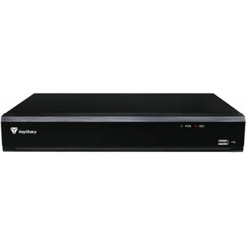 RaySharp Хибриден видеорекордер RaySharp RS-D7104HR-NS-T, 4-канален, H. 265/H. 264, 1x SATA до 6TB, 1x USB 3.0, 1x USB 2.0, 1x RS-485, 1x HDMI, 1x VGA (RS-D7104HR-NS-T)