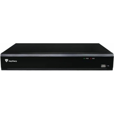 Хибриден видеорекордер RaySharp RS-D7104HR-NS-T, 4-канален, H. 265/H. 264, 1x SATA до 6TB, 1x USB 3.0, 1x USB 2.0, 1x RS-485, 1x HDMI, 1x VGA (RS-D7104HR-NS-T)