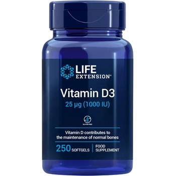Image 1 of Life Extension Vitamin D3 1000 IU [250 Гел капсули]