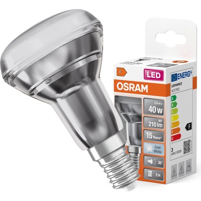 Osram LED STAR R50 E14 2,6W/840 SR5040W studená