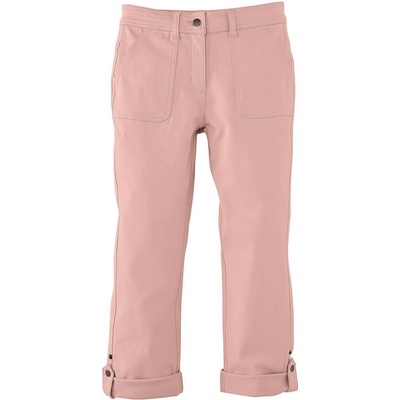 Blancheporte 3/4 džíny na ohrnutí šedorůžová