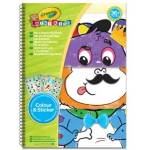 Crayola Mini Kids: Книжка за оцветяване с флип стикери