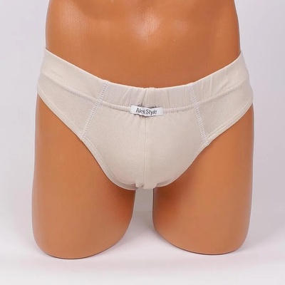 Мъжки слип в бежов цвят - изчистен модел