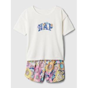 GAP Детска пижама с лого GAP GAP | Byal | Момичешки | 104
