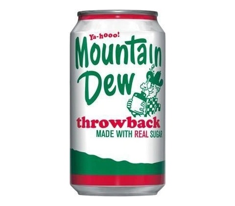 Mountain Dew throwback 355 ml