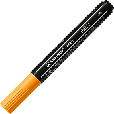 Stabilo Free Acrylic T300 kulatý hrot 2-3 mm oranžový 452889