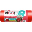 viGO! pytle na tříděný odpad 120 l LDPE 40 µm 7 ks červené