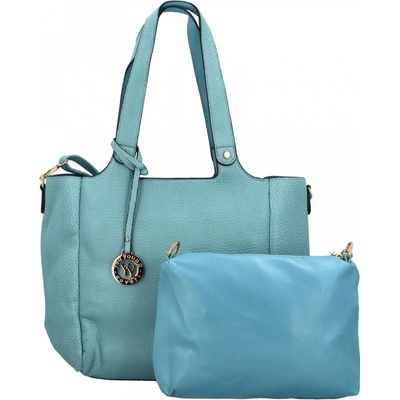 Elegantní sada: kabelka přes rameno a crossbody Phyllis světle modrá