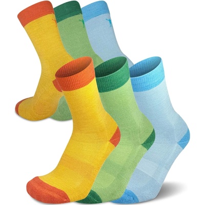 Northman Lumi Merino Kids 3-pack Mix barev