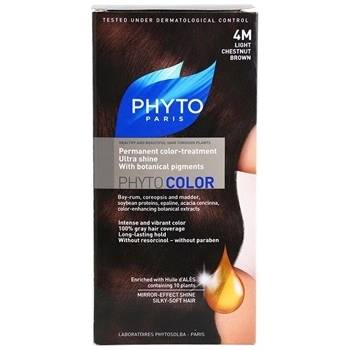Phyto Color barva na vlasy 4M Light Chestnut Brown 4 ks