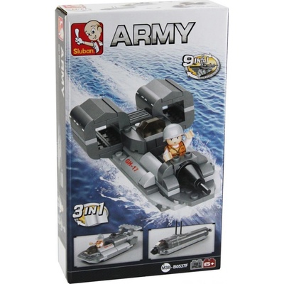 Sluban B0537F Tryskový čln 3v1