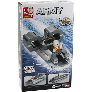 Sluban B0537F Tryskový čln 3v1