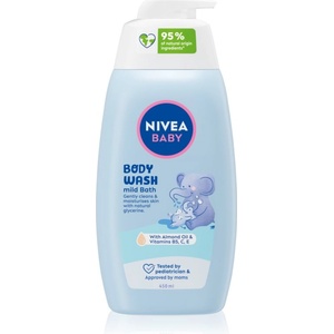 Nivea BABY нежен душ гел 450ml