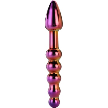 Image 1 of DreamToys Glamour Glass Ridged Anal Dildo