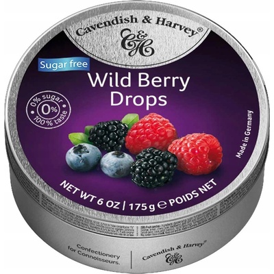 Cavendish & Harvey Wild Berry Drops sugarfree 175 g